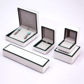 Customized White Leather Gift Jewelry Packaging Boxes Wholesale